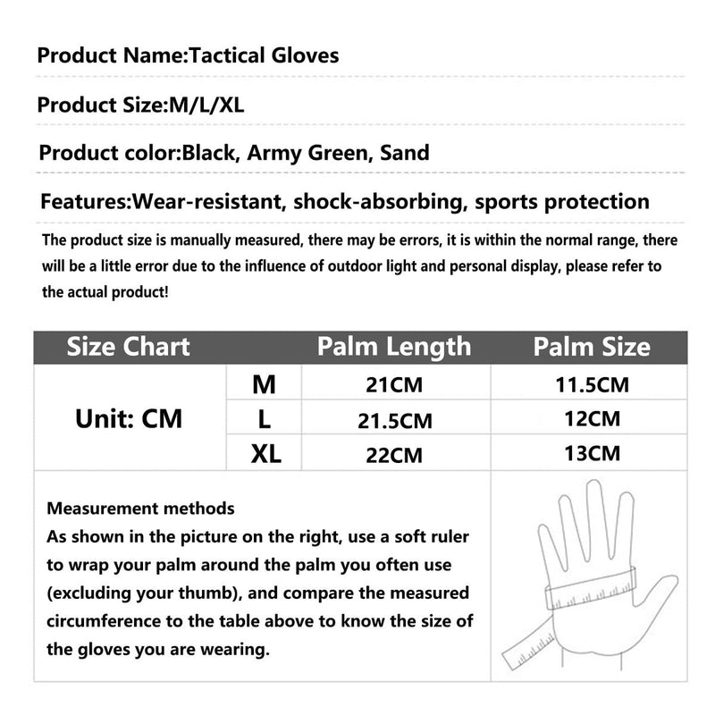 Tactical Gloves Military Rubber Knuckle Gloves - Green Durable, Protective Tactical Gloves for Outdoor Sports and Training-Ideal for Riders and Adventurers!