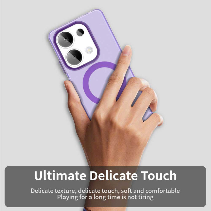 Phone Case for Xiaomi Redmi Note 13 Pro 4G, Compatible with Magsafe, Shockproof Magnetic Case Cover