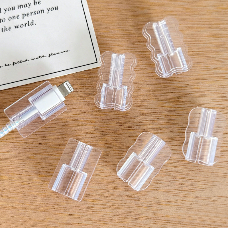 12Piece Wave TPU Cable Protectors for Phone Charging Cables