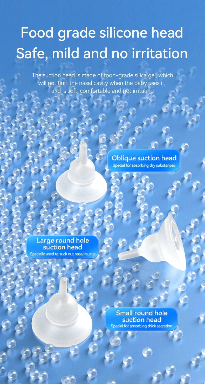 Electric Baby Nasal Aspirator with Music for Efficient Mucus Removal
