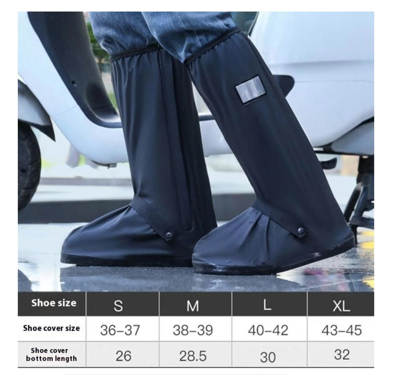 IPSTYLE Reusable Rain Shoes Cover Non-Slip Boot Covers Unisex Bicycle Shoes