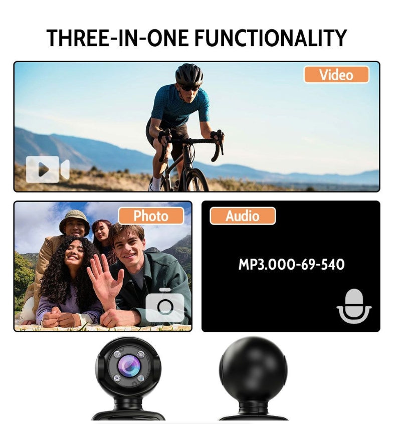 Handheld Camera, Portable WiFi Clip-on Camera