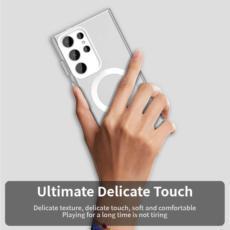 Phone Case for Samsung Galaxy S23 Ultra, Compatible with Magsafe, Shockproof Magnetic Case Cover