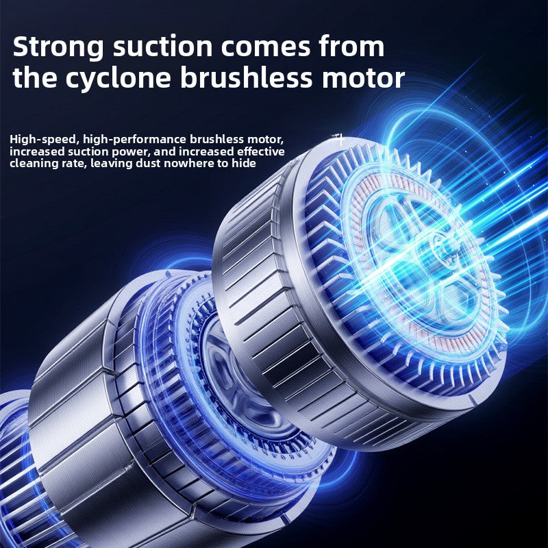 IPSTYLE Car Vacuum Cleaner Wireless One-button Dust Dump High-power Portable Vacuum Cleaner