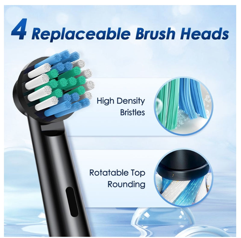 IPSTYLE Electric Toothbrush 5 Modes USB Fast Rechargeable Toothbrush