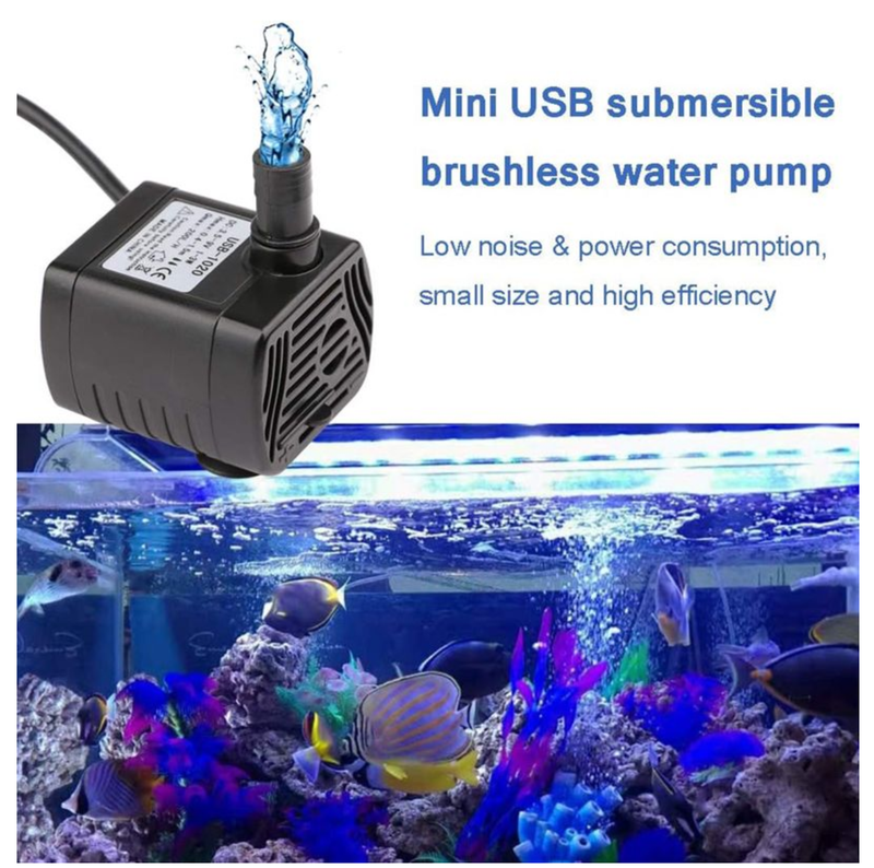IPSTYLE Water Fountain Pump Submersible USB Water Pump 3W