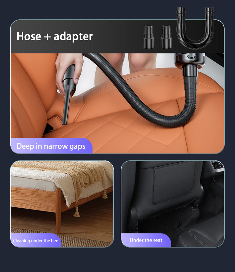 IPSTYLE Car Vacuum Cleaner Wireless One-button Dust Dump High-power Portable Vacuum Cleaner