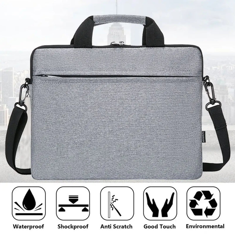15.6 inch Laptop Handbag Sleeve Case Ultra Thin Notebook Cover Pouch Shoulder Bag