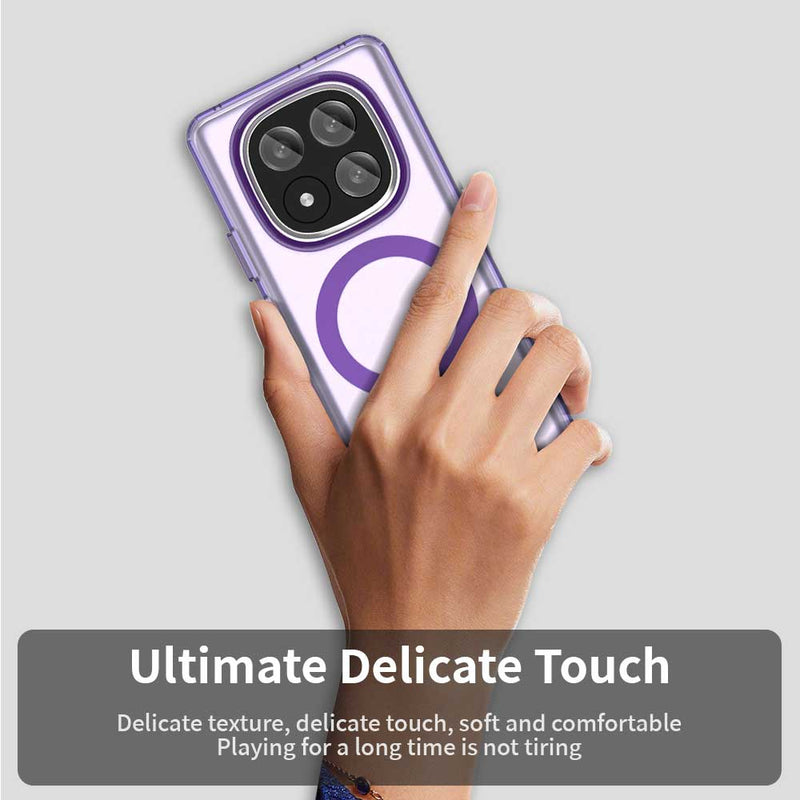 Phone Case for Xiaomi Redmi Note 14 Pro Plus 5G, Compatible with Magsafe,Shockproof Magnetic Case Cover