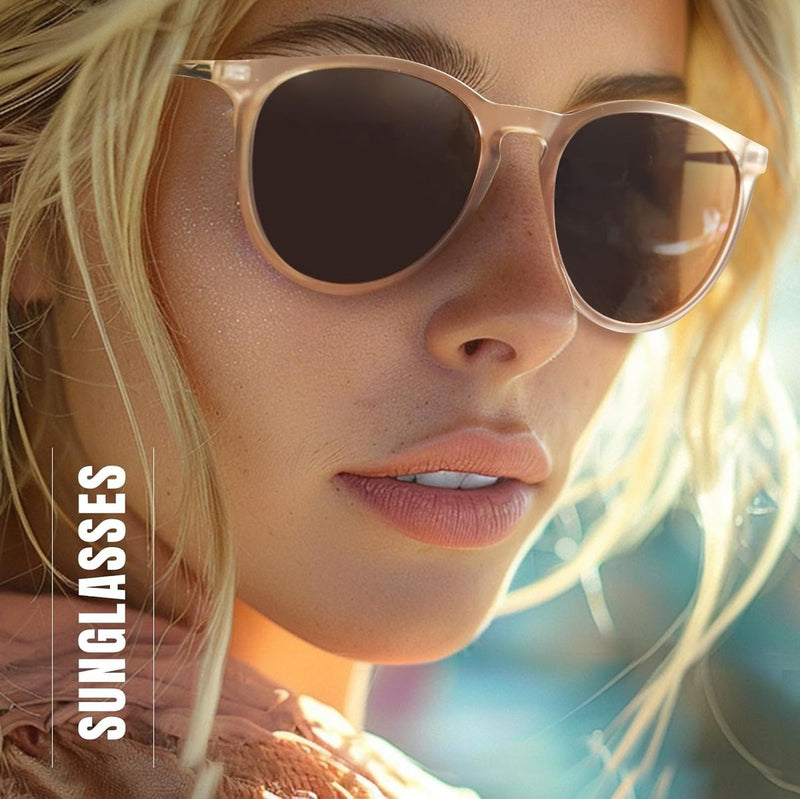 Polarized Sunglasses - Vintage Classic Retro Mirrored Lens Designer Style