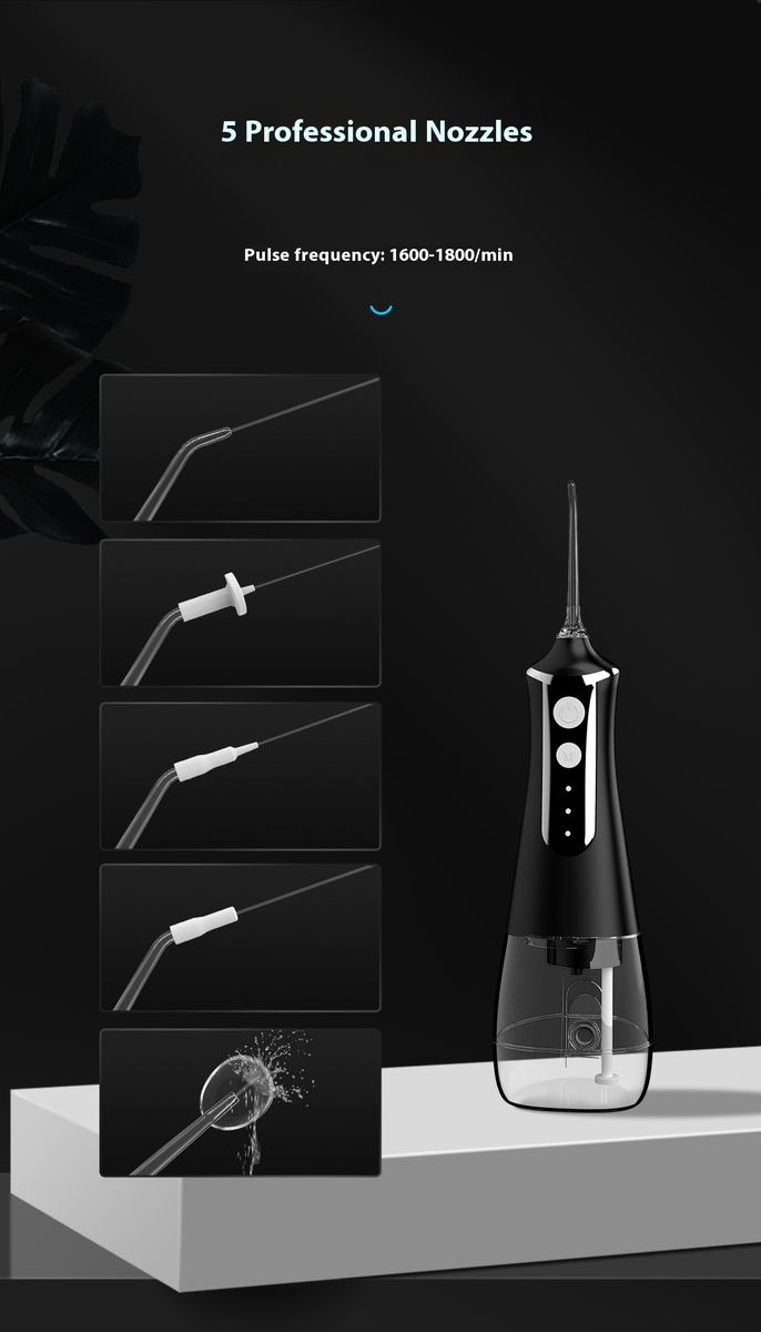 Oral Irrigator Portable Dental Water Flosser USB Rechargeable