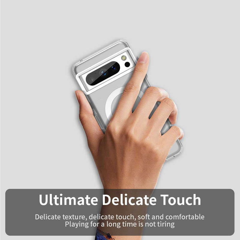 Phone Case for Google Pixel 8 Pro, Compatible with Magsafe, Shockproof Magnetic Case Cover
