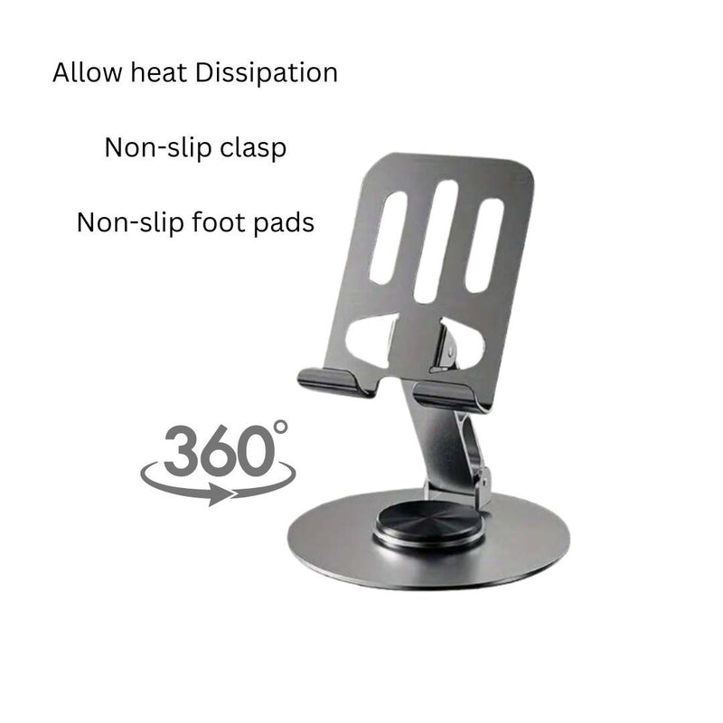360 Degree Rotating Metal Mobile Phone Desktop Holder