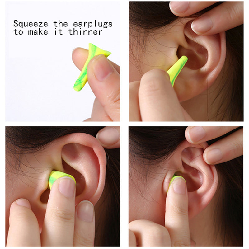 10Pcs Sleep Ear Plugs Noise Reduction Sound Insulation