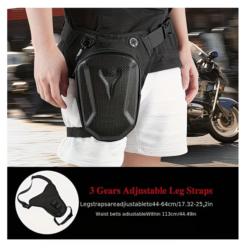 Motorcycle Leg Tank Bag Waterproof Waist Pack Crossbody Rider Biker Drop