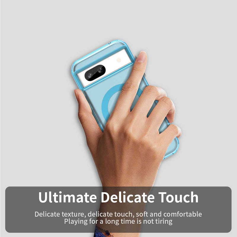 Phone Case for Google Pixel 8A, Compatible with Magsafe, Shockproof Magnetic Case Cover