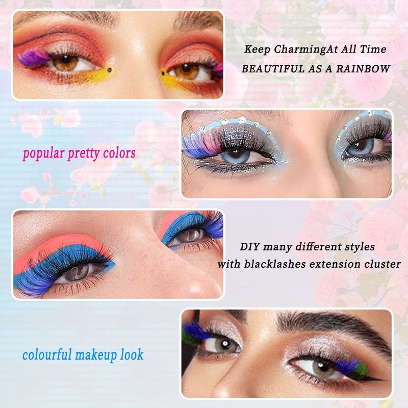 30D 40D 50D Segmented Eyelash Book Set 600pcs 9-16mm Soft light and natural