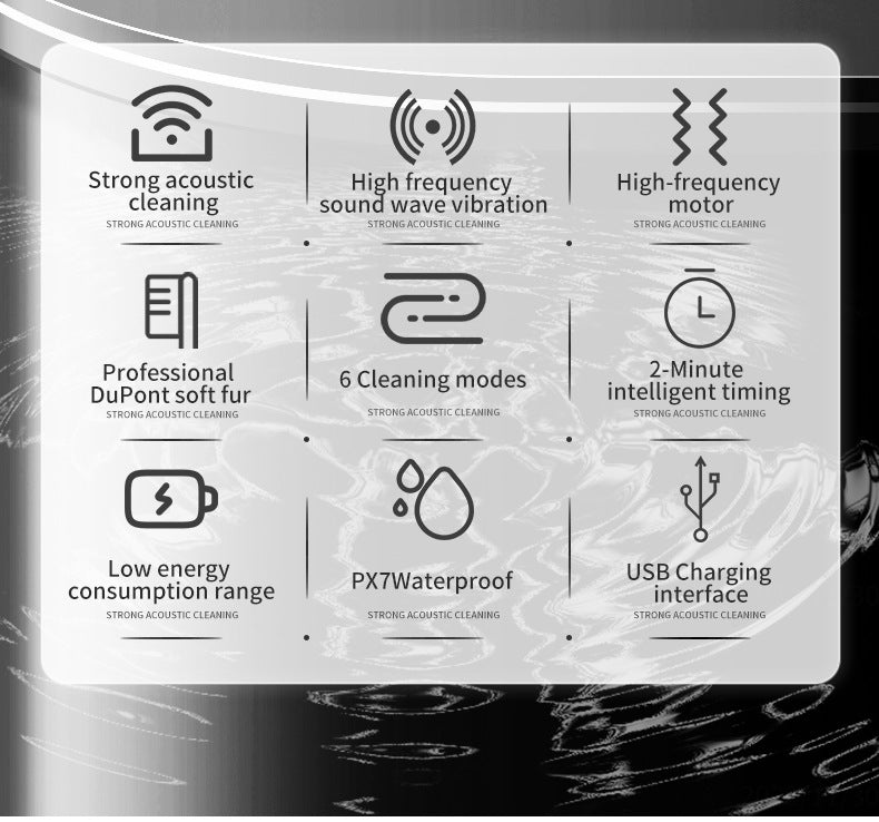 Rechargeable  6 Modes Electric Toothbrush