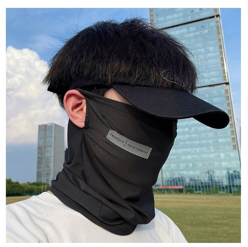 IPSTYLE Ice Silk Mask Neck UV Protection Face Cover Sunscreen Face