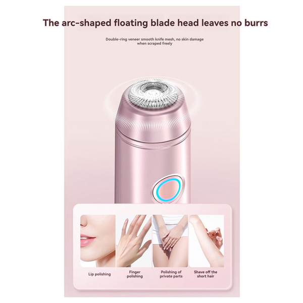 Bikini Epilator For Woman, Dual Head Precise Hair Trimmer, Wet Dry Painless Trimming Machine