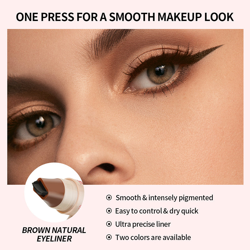 Shedoes Love Eyeliner Seal Set, Bendable Lazy Eyeliner, Waterproof