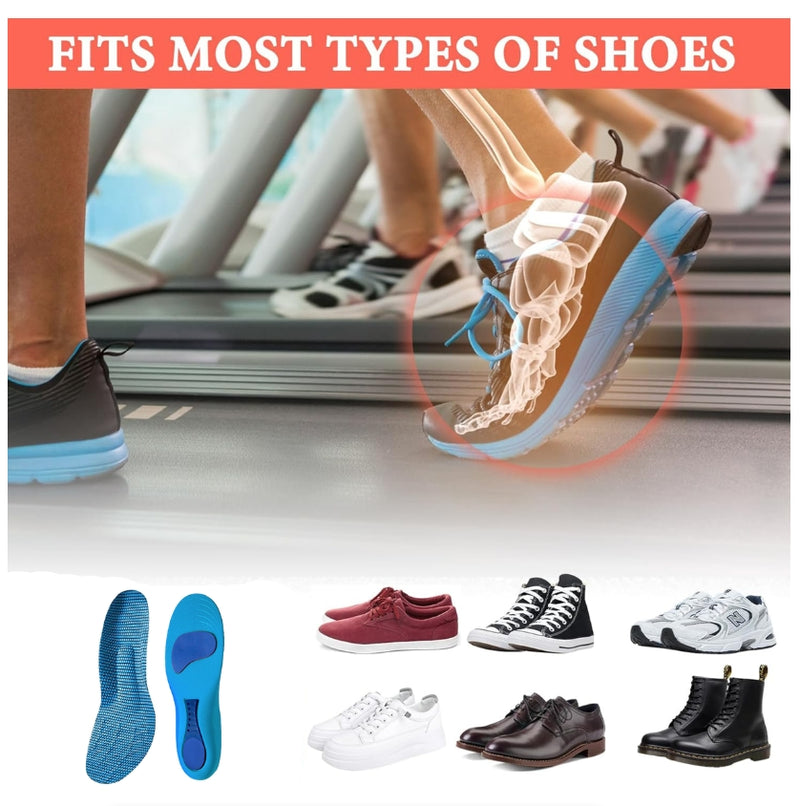 Plantar Fasciitis Insoles Cushioned Arch Support Shoes Insoles Men Woman