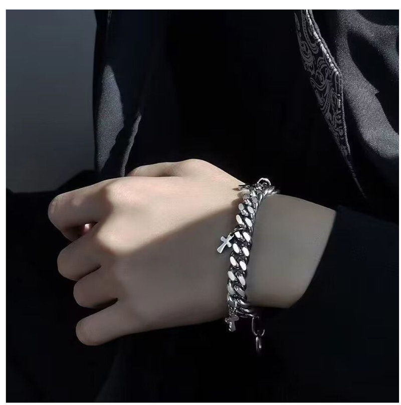 Stainless Steel Cuba Bracelet High Quality Men And Woman Jewelry-IPSTYLE