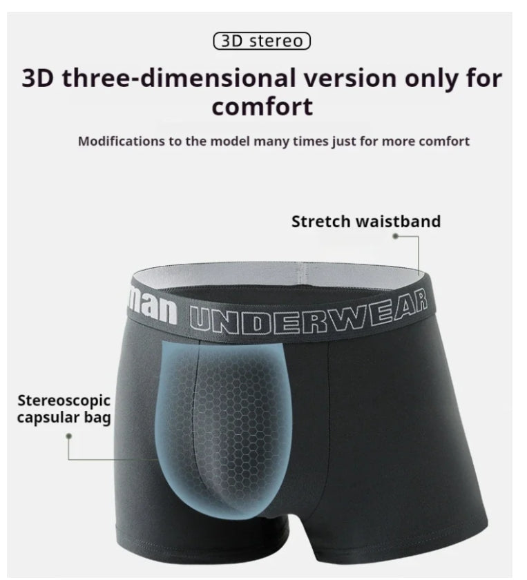 IPSTYLE Men's Sexy Underwear Boxers Mens Short Soft Comfortable Breathable