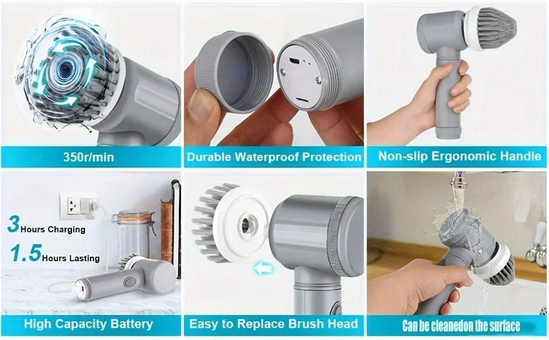 Electric Spin Scrubber