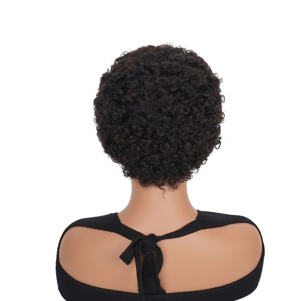 Short Pixie Cut Kinky Wigs