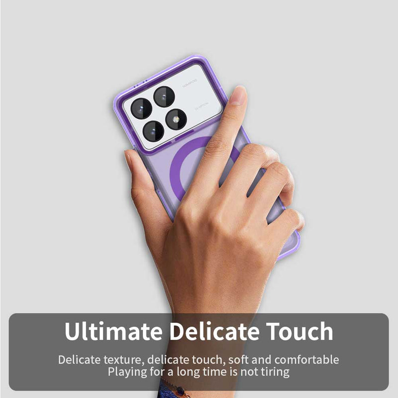 Phone Case for Xiaomi Poco F6 Pro, Compatible with Magsafe,Shockproof Magnetic Case Cover