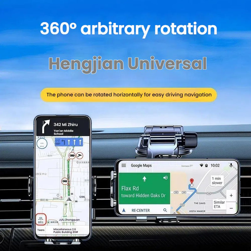 360 Cross-Border Car Phone Holder, Suction Cup Type, Car Support Frame