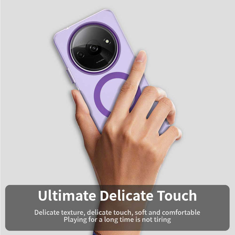 Phone Case for Xiaomi Redmi A3 4G, Compatible with Magsafe, Shockproof Magnetic Case Cover
