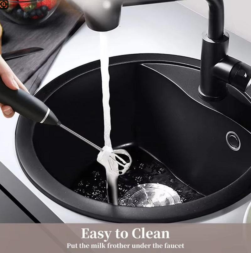 Milk Frothers Handheld Blender USB Mini Coffee Maker Whisk Mixer Cappuccino