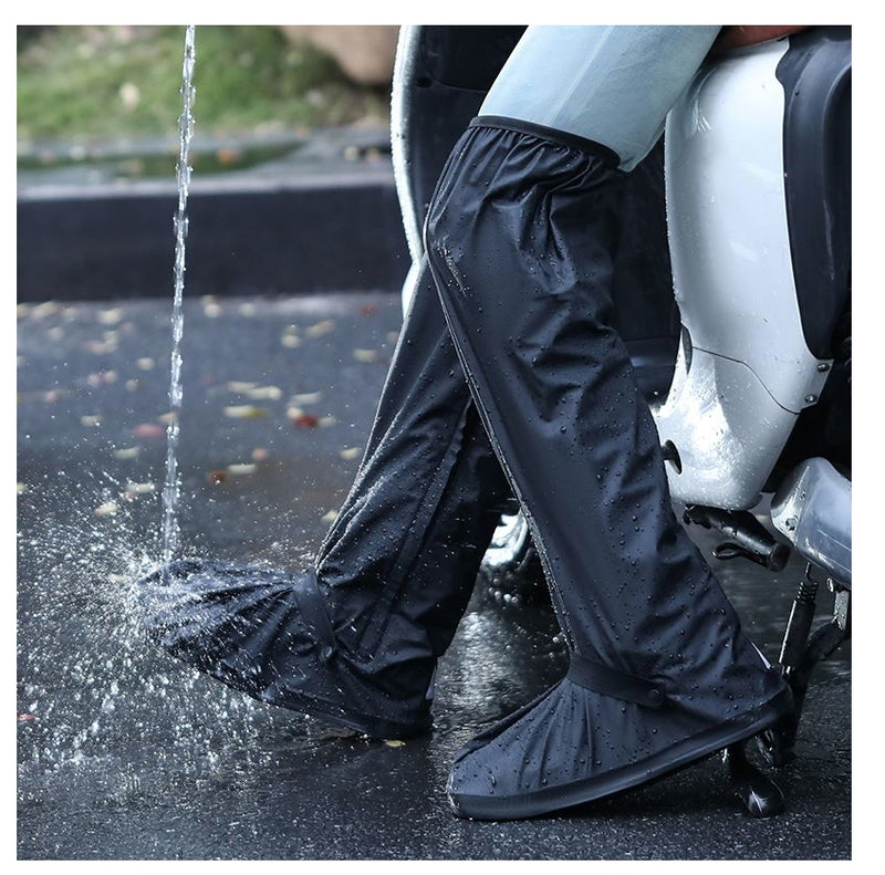 High Tube Waterproof Rain Shoe Boot Pant Covers Unisex Cycling Bike 60 CM