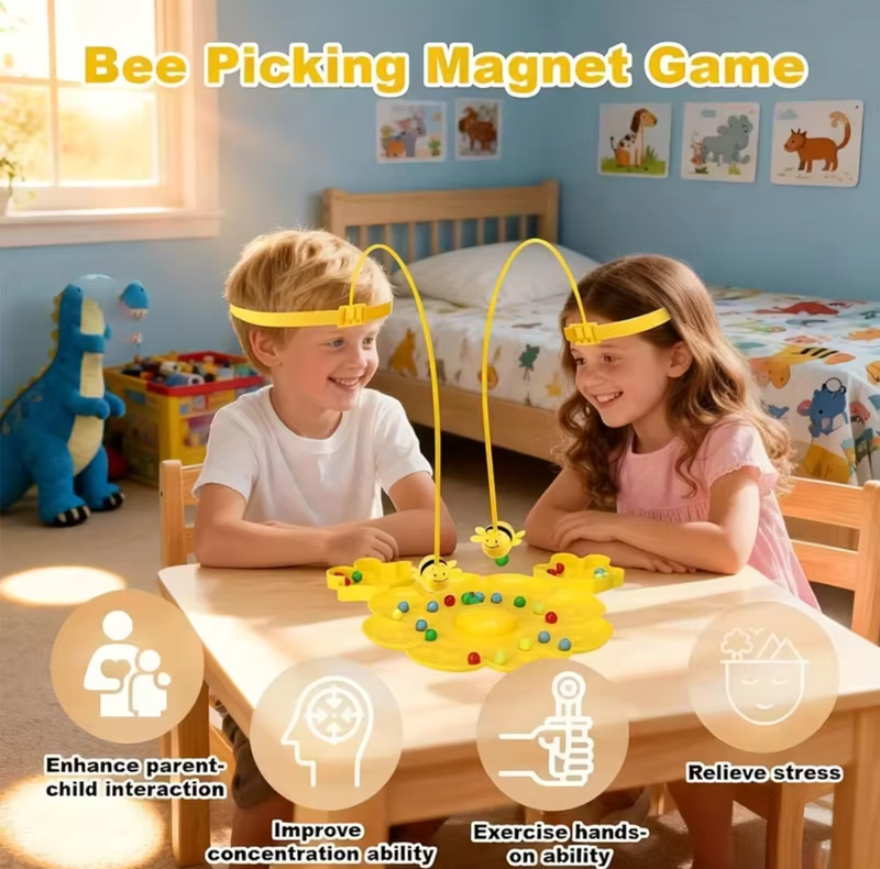 IPSTYLE Board Game Multiplayer Fishing Magnetic Tabletop Game Toys