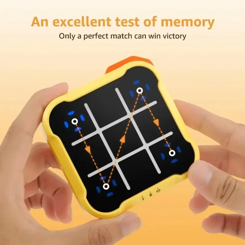 Tic-Tac-Toe Board Board Multifunctional Electronic Games Montessori Puzzle