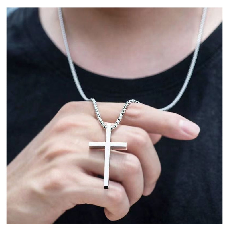 Cross Necklaces Pendants Male faith necklace cross charms
