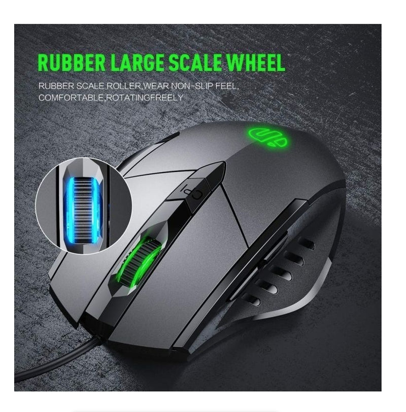 Wireless Mouse Mute Wired Glow in the Dark Cheap Gaming Mouse