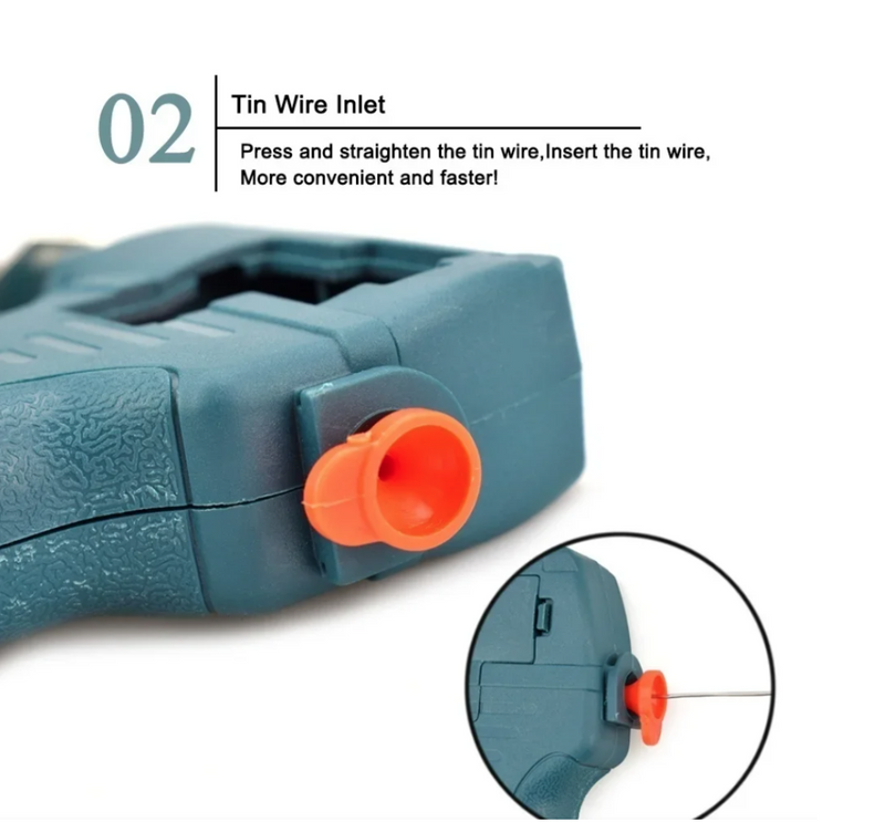 60W Automatic Electric Soldering Iron Tin Gun Internal Heating