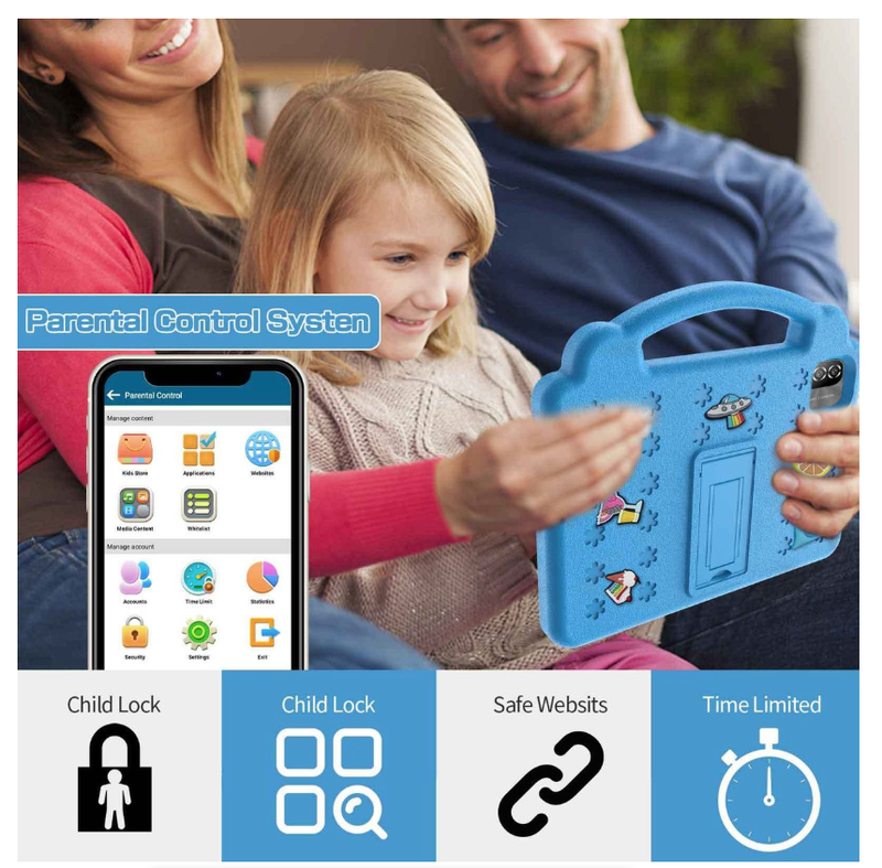 A6 10 inch Kids Tablet Android Parental Control Online Educational