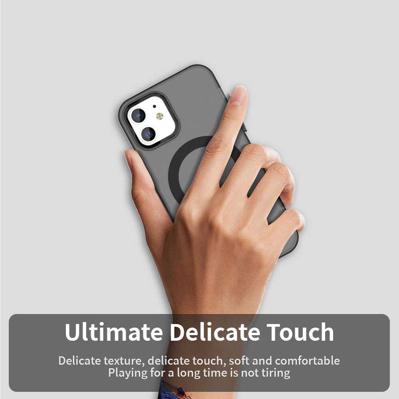 Phone Case for iPhone 12, Compatible with Magsafe, Shockproof Magnetic Case Cover