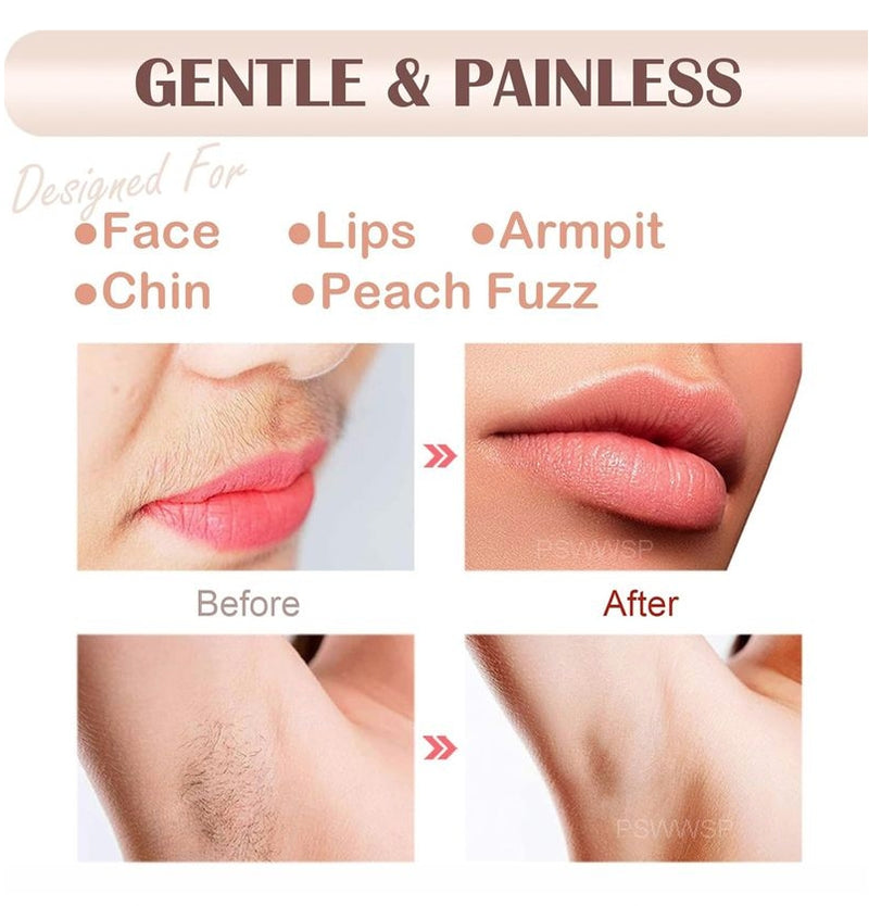 2-in-1 Facial Eyebrow Trimmer Rechargeable Painless Facial Eyebrow Shaver