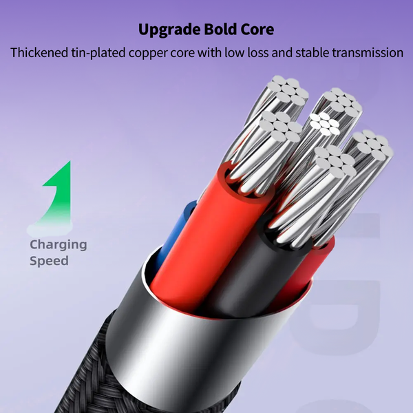 90 Degree Elbow Type-C Cables 20V 3A 60W PD Fast Charging Cable