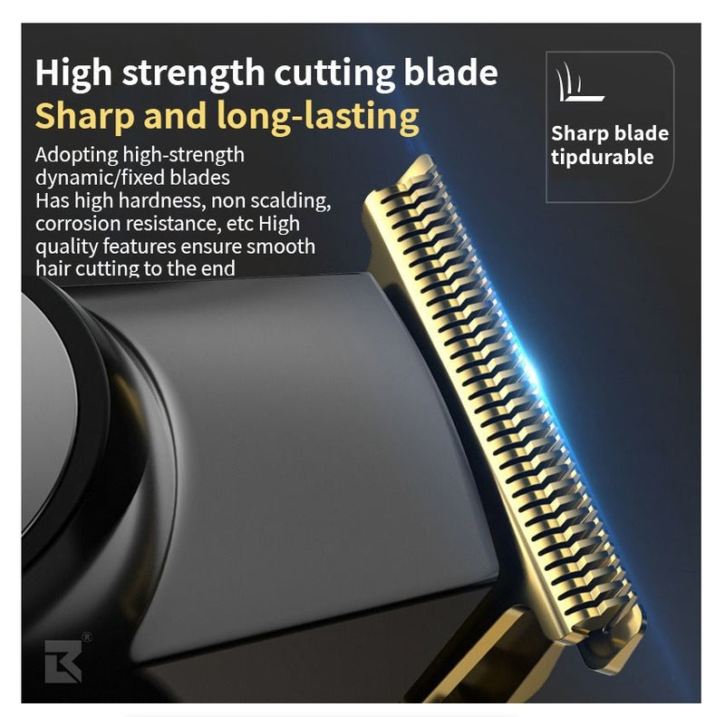 IPSTYLE Electric Hair Clipper Rechargeable Digital Display Trimmer for Men