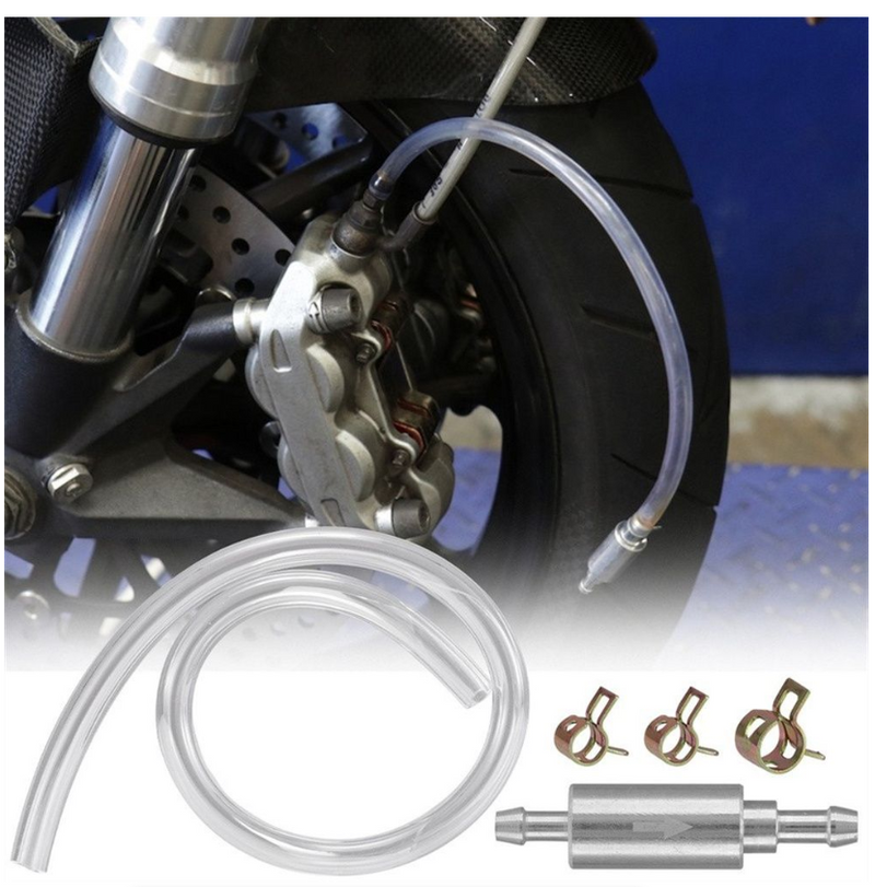 Car Clutch Brake Bleeder Hose Hydraulic Clutch One Way Valve Tube Bleeding