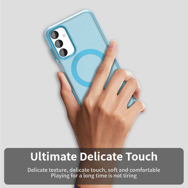 Phone Case for Samsung Galaxy M55S 5G, Compatible with Magsafe,Shockproof Magnetic Case Cover