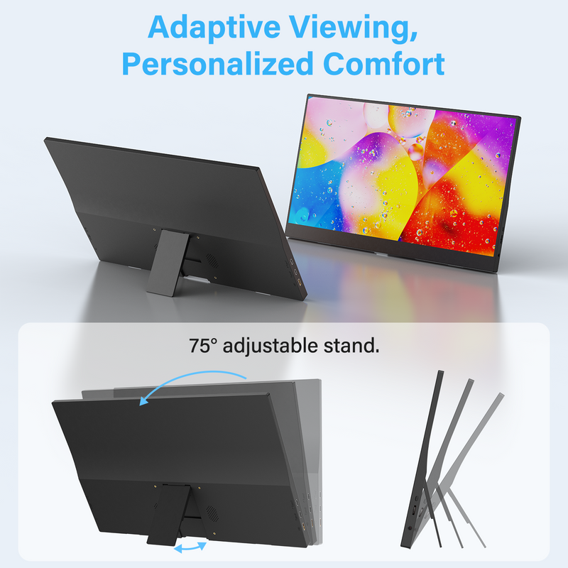 15.6 Inch Portable Monitor 1920x1080P Extend Display