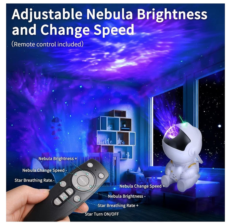 Galaxy Star Astronaut Projector Light Starry Sky Porjectors Lamp Bedroom