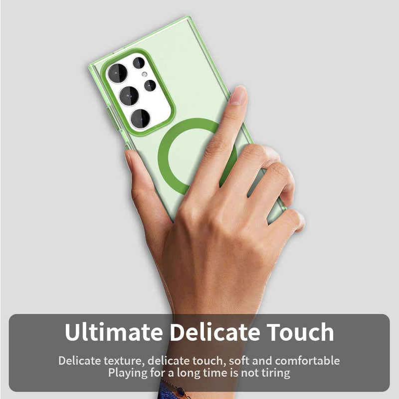 Phone Case for Samsung Galaxy S24 Ultra, Compatible with Magsafe,Shockproof Magnetic Case Cover